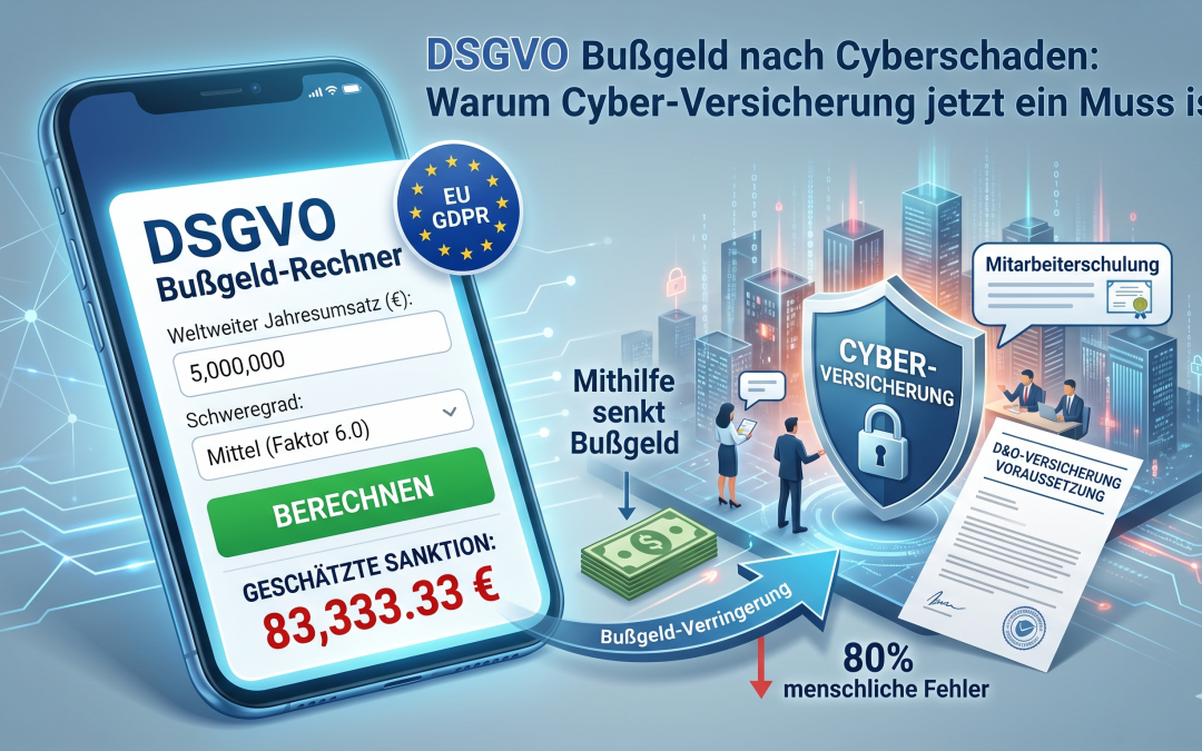 cyberversicherung-cyberattacke-dsgvo-bußgeld